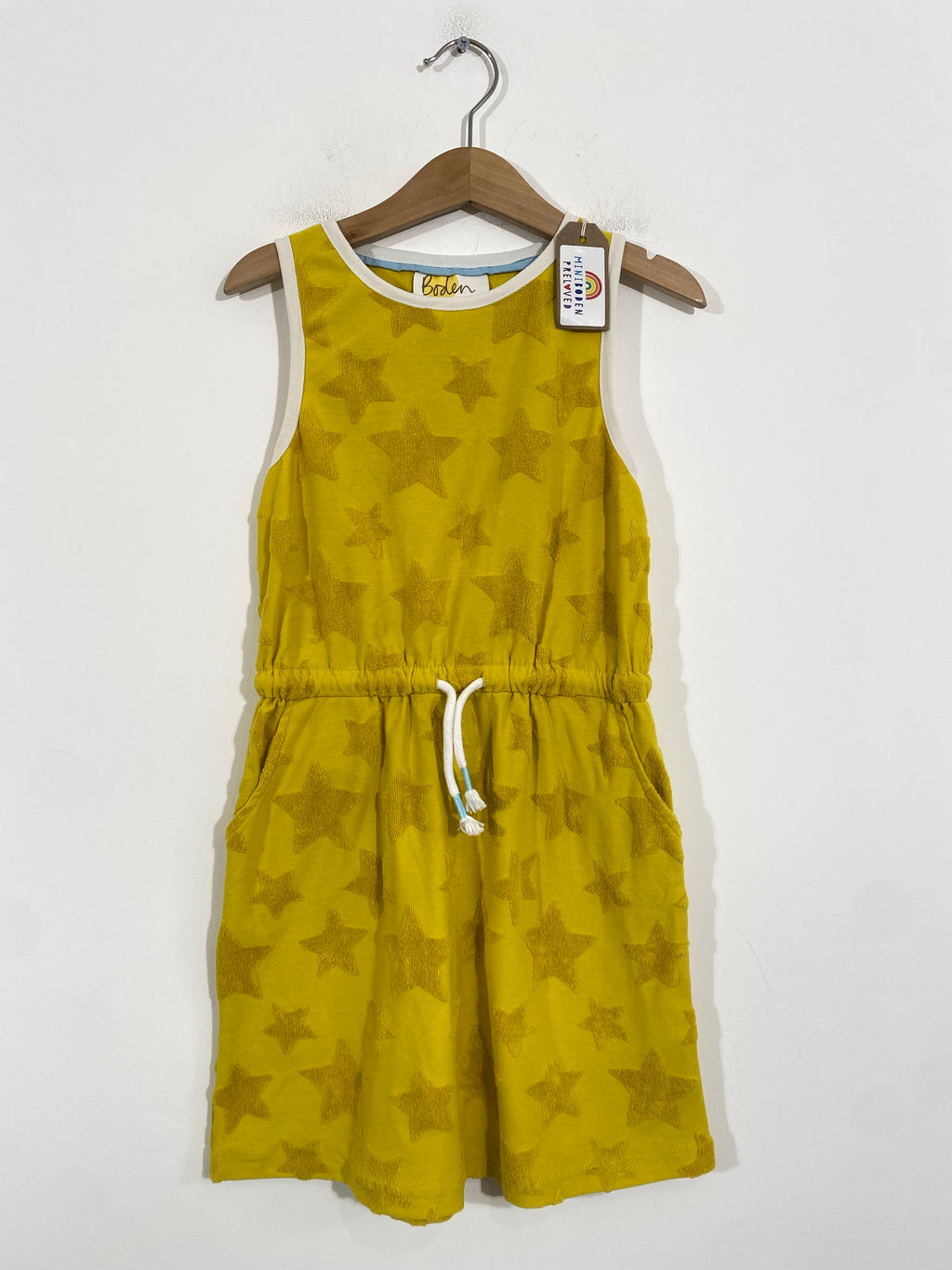 Gorgeous Mustard Star Patterned Dress (6-7 Years)