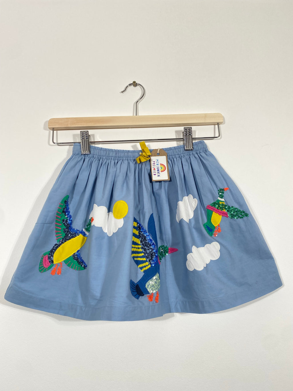 Amazing Sequin Ducks Blue Skirt (5-6 Years)
