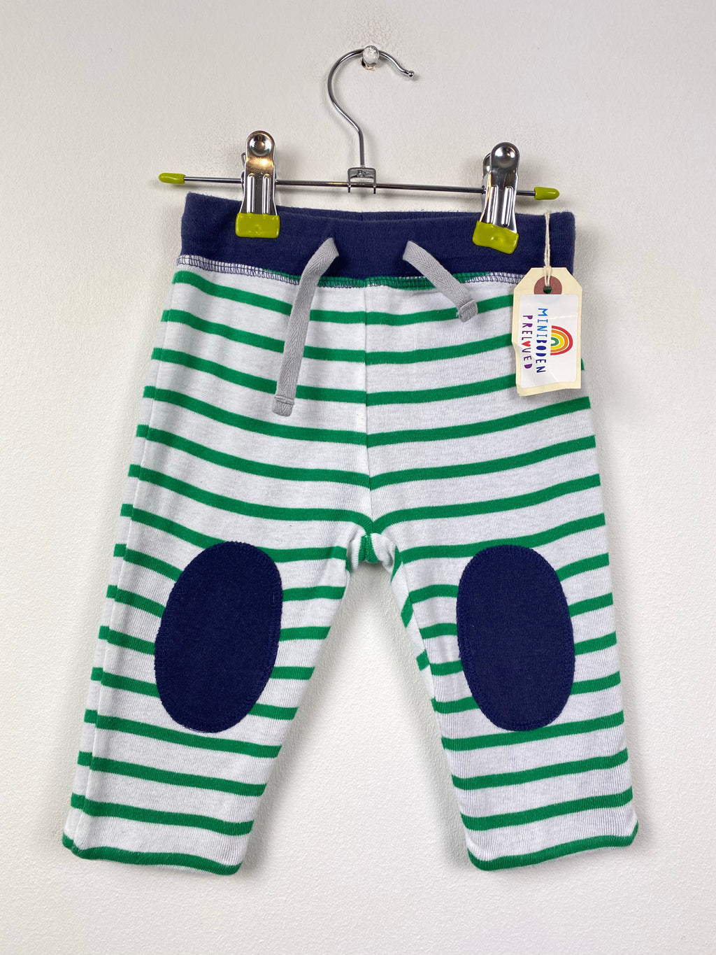 Stripy Green Reversible Joggers (3-6 Months)
