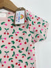 Pale Pink Cherry Print Pointelle Vest (18-24 Months)