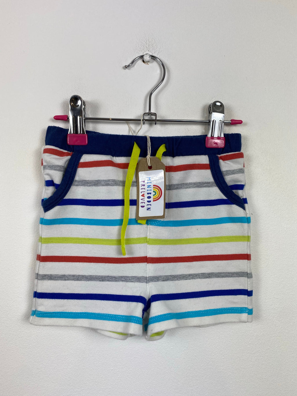 Multi-Stripe Cotton Shorts (6-12 Months)