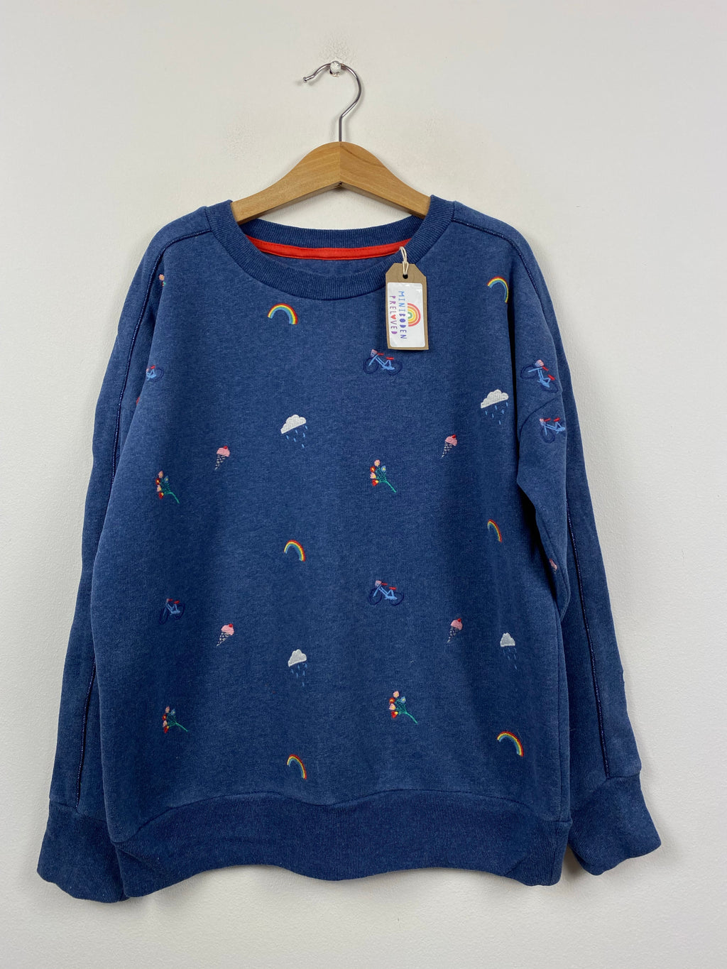 Embroidered Rainbows Jumper (9-10 Years)