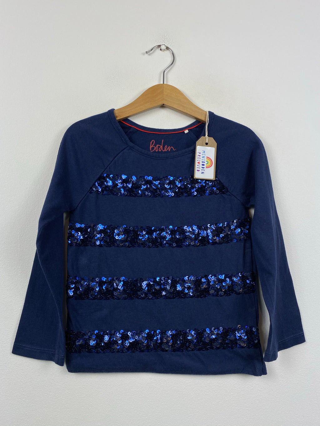 Fabulous Navy Sequin Party Top (3-4 Years)