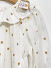 Party Blouse With Gold Spots & Ruffle Collar (11-12 Years)
