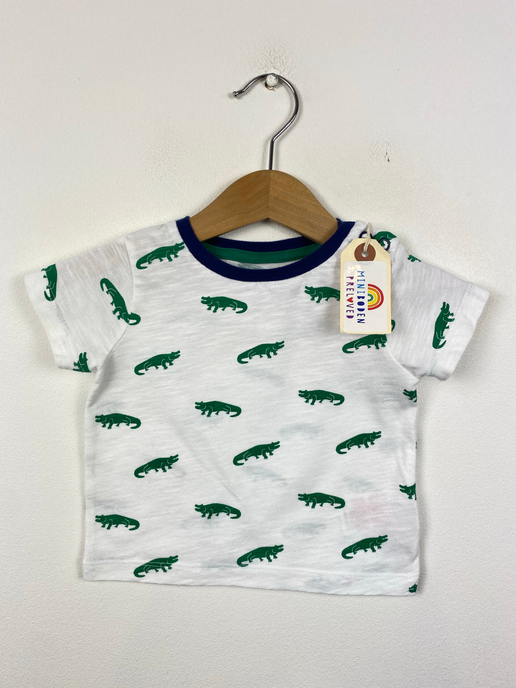 Green Alligator Patterned T-Shirt (3-6 Months)