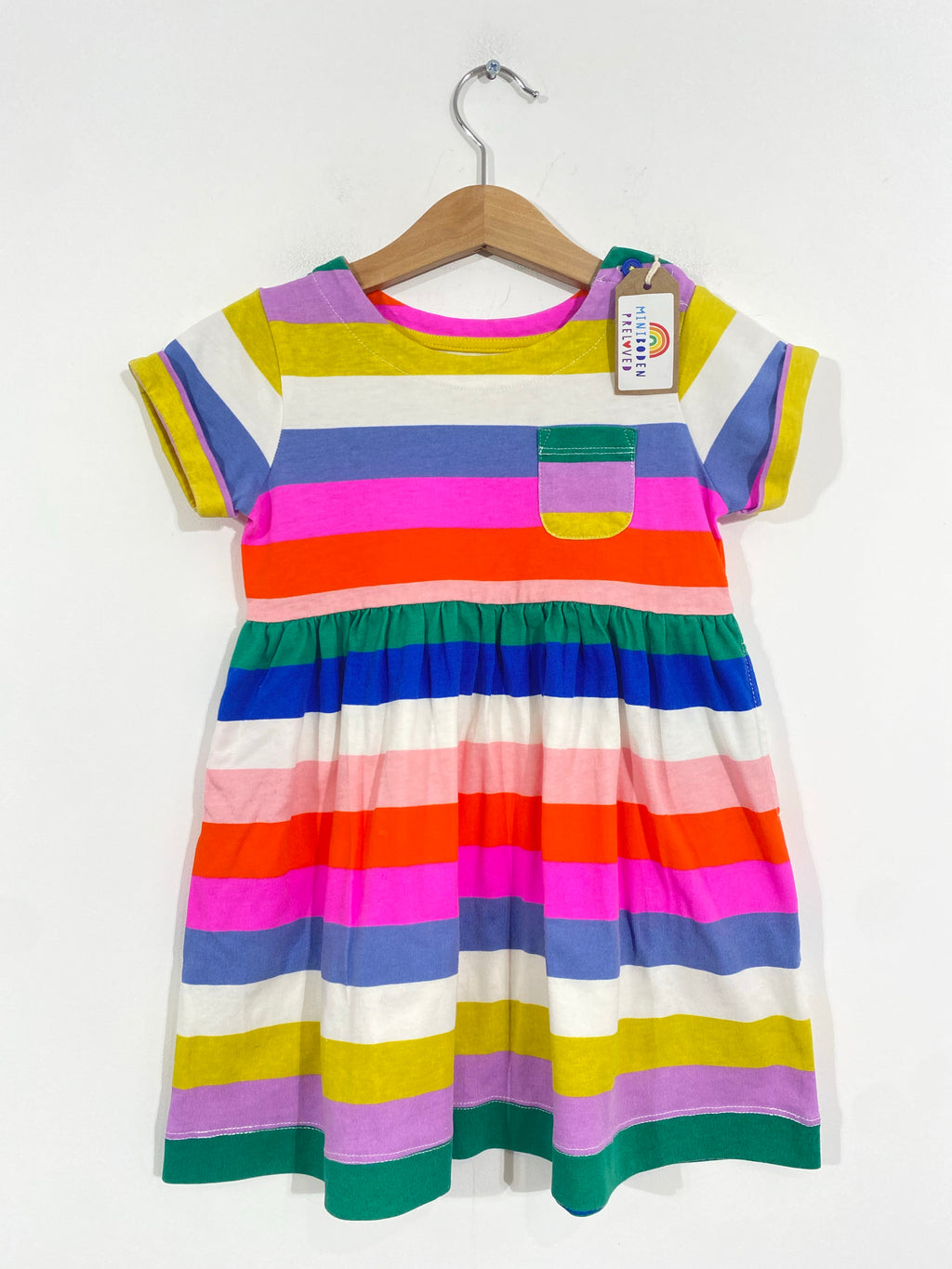 Lovely Rainbow Stripe Dress (2-3 Years)