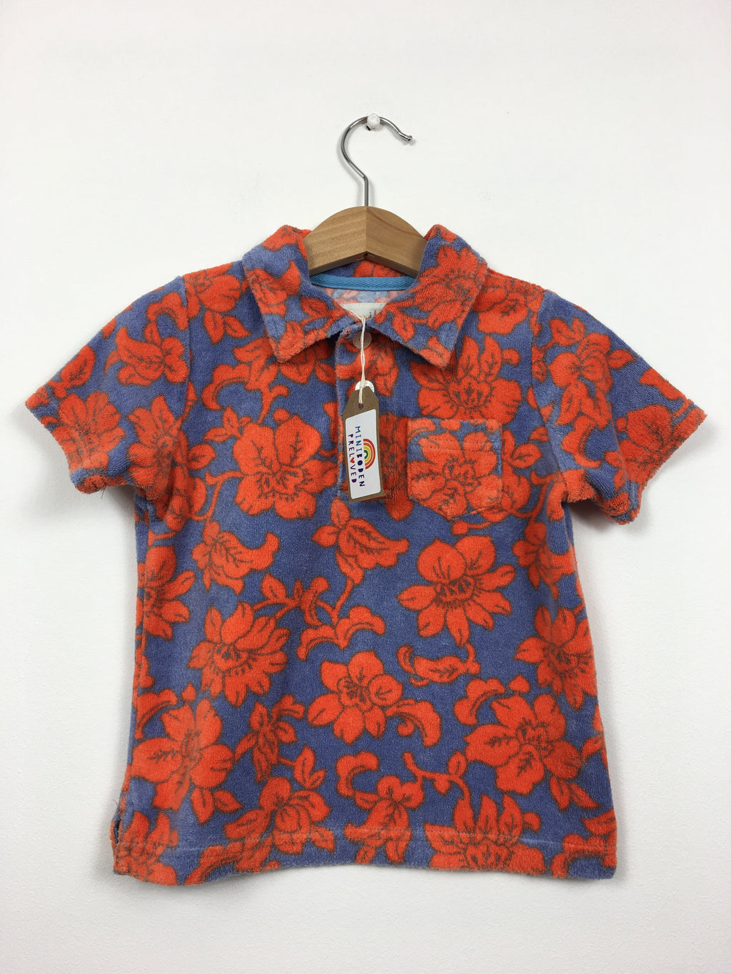 Retro Floral Towelling T-Shirt (2-3 Years)