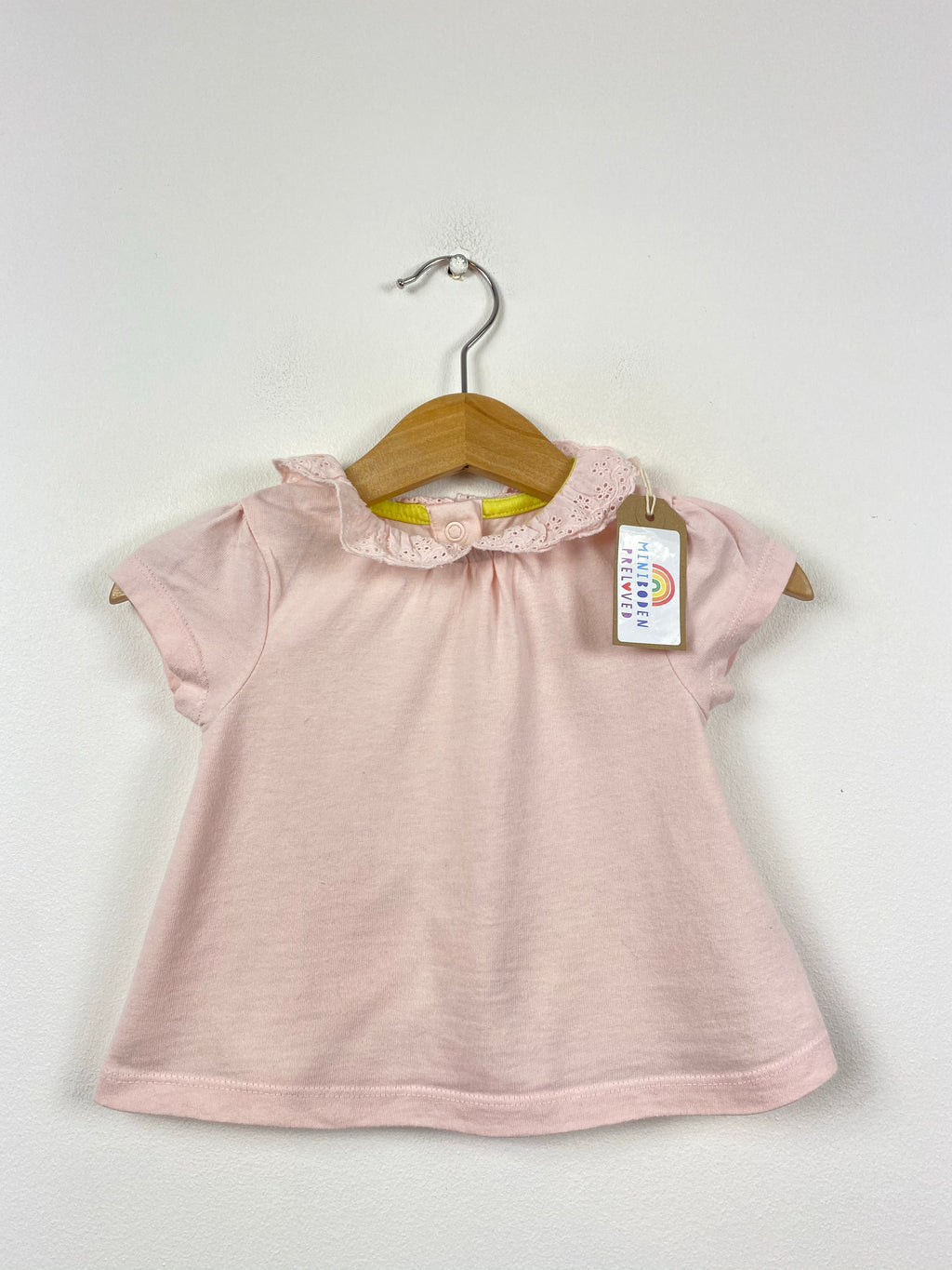 Lace Collared Pale Pink Top (3-6 Months)