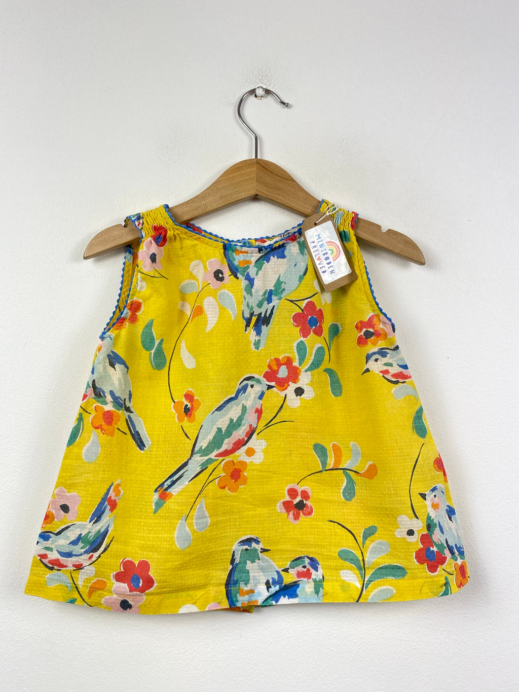 Yellow Bird Patterned Blouse (2-3 Years)