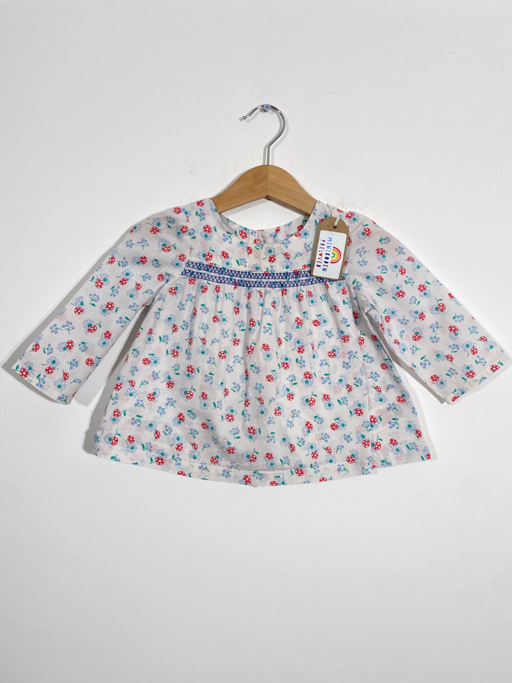 Delicate Toadstool Print Blouse (6-12 Months)