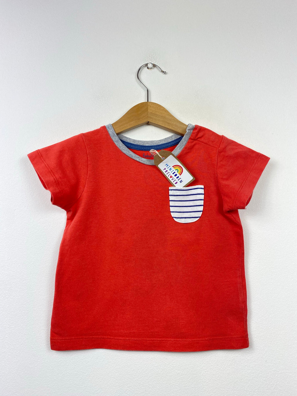Red Everyday Short Sleeved Top (12-18 Months)