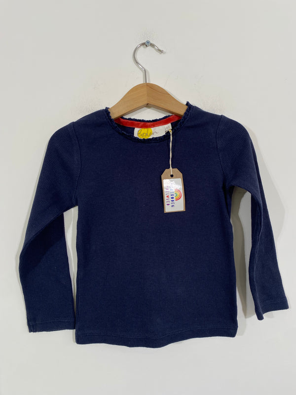 Navy Ribbed Top (2-3 Years)