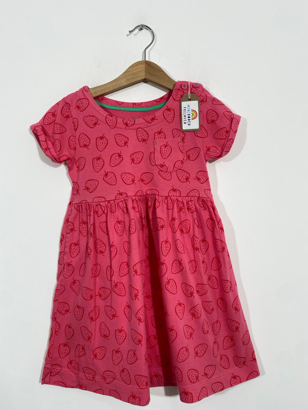 Adorable Strawberry Print Dress (3-4 Years)