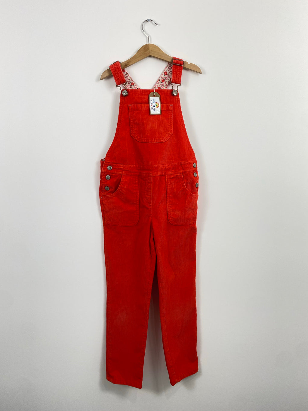 Red Cord Dungarees (7-8 Years)