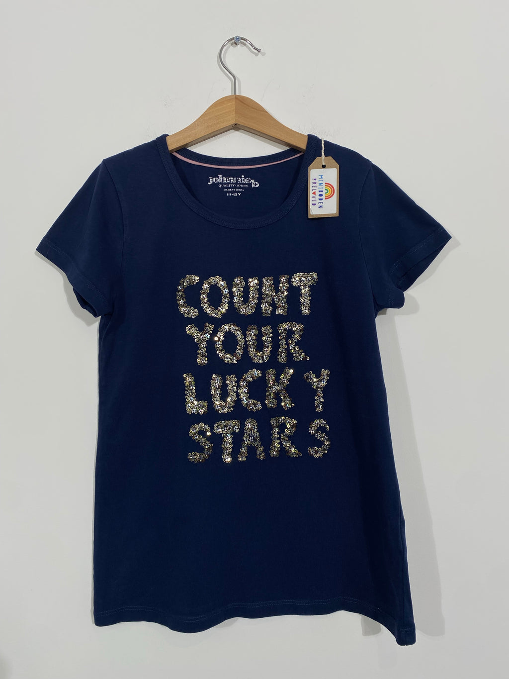 Lovely Sequin Navy Top (11-12 Years)